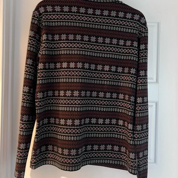 Lou & Grey Winter Patterned Women's Top - Picture 6 of 6